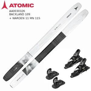 Ag~bN XL[ 2025 ATOMIC BACKLAND 109 + WARDEN 11 MN Black Gold 115 rfBOZbg pE_[ obNJg[ t[Ch cA[ [