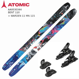 アトミック スキー板 2025 ATOMIC BENT 110 + WARDEN 11 MN Black Gold 115 パウダー バックカントリー ベントファミリー ビンディングセット
