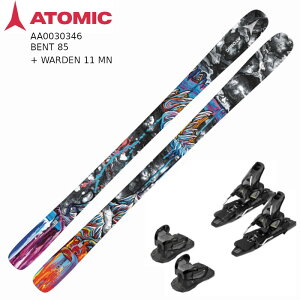 アトミック スキー板 2025 ATOMIC BENT 85 + WARDEN 11 MN Black Gold 90 パウダー パーク ベントファミリー ビンディングセット