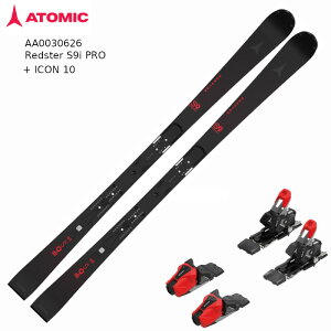 �A�g�~�b�N �X�L�[�� 2026 ATOMIC REDSTER S9i PRO IRI BLACK + ICON 10 ���b�h�X�^�[ �A�C�R�� �f�� �Z�p�I �V���[�g SL �}�X�^�[�Y �r���f�B���O�Z�b�g