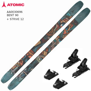 �A�g�~�b�N �X�L�[�� 2026 ATOMIC BENT 90 + STRIVE12 �x���g �t���[���C�h �p�[�N �r���f�B���O�Z�b�g