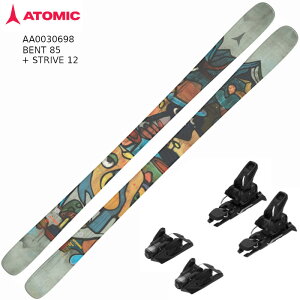 �A�g�~�b�N �X�L�[�� 2026 ATOMIC BENT 85 + STRIVE 12 �x���g �t���[���C�h �p�[�N �r���f�B���O�Z�b�g