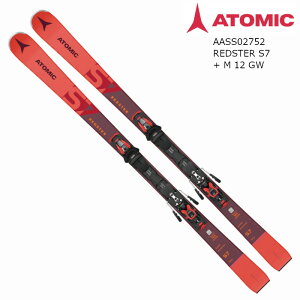 アトミック スキー板 2023 ATOMIC REDSTER S7 + M 12 GW レッドスター レーサー 一般スキーヤー ビンディングセット