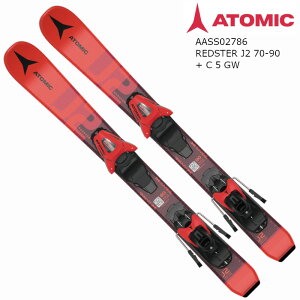アトミック スキー板 2023 ATOMIC REDSTER J2 70-90 + C 5 GW ジュニア キッズ ビンディングセット