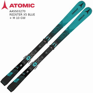 アトミック スキー板 2025 ATOMIC REDSTER X5 BLUE + M 10 GW レッドスター ブルー ゲレンデ 快適