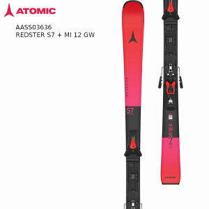 アトミック スキー板 2026 ATOMIC REDSTER S7 + MI 12 GW レッドスター オールラウンド ショート 軽量