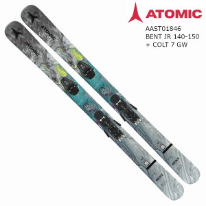 アトミック スキー板 2023 ATOMIC BENT JR 140-150 + COLT 7 GW パーク フリーライド フリースタイル ジュニア キッズ ビンディングセット