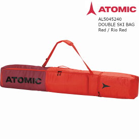 アトミック スキーケース ATOMIC DOUBLE SKI BAG Red Rio Red (～205cm) ダブル スキーバック 2台入