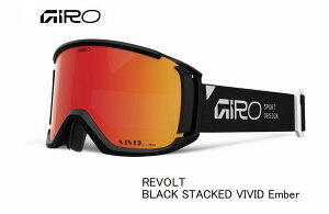 �W�� 2026 GIRO REVOLT AF BLACK STACKED VIVID Ember �X�L�[ �X�m�{ �S�[�O�� �A�W�A���t�B�b�g