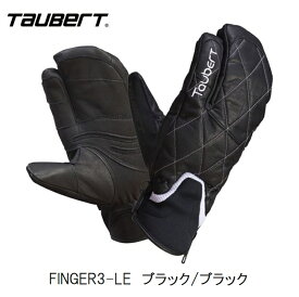 トーバート TAUBERT FINGER3-LE Black/Black 22-23 フィンガー3 革3本指 日本製 インナー付