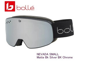 �{���[ BOLLE NEVADA SMALL Matte Bk Silver BK Chrome �S�[�O�� �X�L�[ �X�m�{ ���ʃ����Y ���^