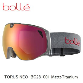 ボレ 2023 BOLLE TORUS-NEO トーラス ネオ マットチタニウム スキー スノボ ゴーグル ラージサイズ
