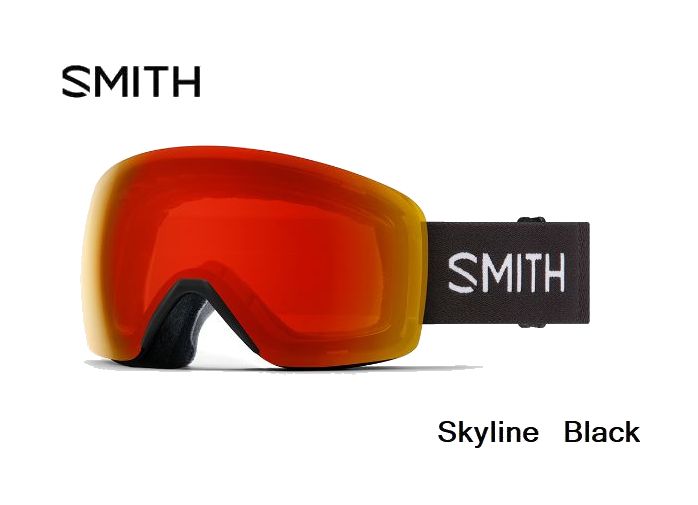 SMITH アジアンフィット 正規品 ゴーグル 調光レンズ スミス 売れ筋新商品 スノボ スキー スカイライン Skyline 2021 Black 最大10%OFFクーポン