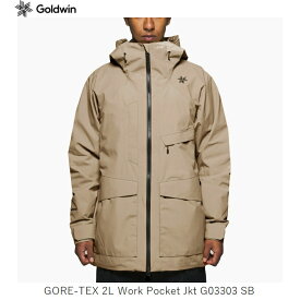 ゴールドウイン スキーウェア 2024 GOLDWIN GORE-TEX 2L Work Pocket Jkt G03303 SB メンズ ジャケット ゴアテックス