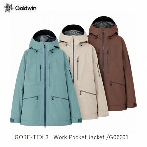�S�[���h�E�C�� �X�L�[�E�F�A 2027 GOLDWIN GORE-TEX 3L Work Pocket Jacket G06301 �����Y �V�F���W���P�b�g �S�A�e�b�N�X