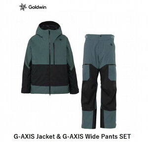S[hEC XL[EFA 2026 GOLDWIN G-AXIS JacketWIDE Pants SET PEWTER x BLACK jZbNX WPbg pc ZbgAbv G15301+G35354  Darmizax [i
