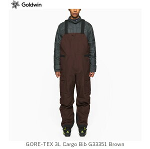 S[hEC XL[EFA 2024 GOLDWIN GORE-TEX 3L Cargo Bib G33351 Brown Y pc Ȃ