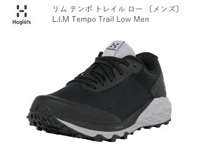 �z�O���t�X �g���C�������j���O�V���[�Y Haglofs L.I.M Tempo Trail Low Men TrueBlack/Concrete ���� �e���| �g���C�� ���[ �����Y