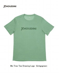 �t�[�f�B�j HOUDINI Ms Tree Tee Drawing Logo A48 Ginkgogreen �����Y T�V���c ����