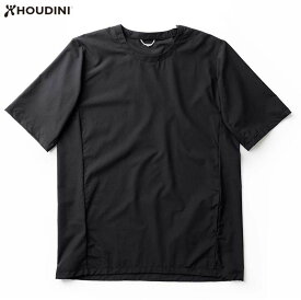 フーディニ HOUDINI Weather Tee メンズ カバー クルー True Black 高機能Tシャツ