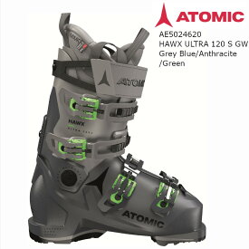 アトミック 2023 ATOMIC HAWX ULTRA 120 S GW Grey Blue スキーブーツ ホークス ウルトラ 軽量