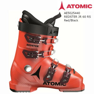 アトミック 2025 ATOMIC REDSTER JR 60 RS Red Black スキーブーツ レッドスター ジュニア レーサー 子供 男の子 女の子