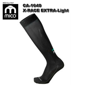ミコ 極薄ソックス MICO ミコ スキーソックス X-RACE EXTRA LIGHT 1640 スキー スノボ 薄手 ソックス 靴下