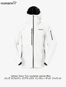 m[i 2026 NORRONA lofoten Gore-Tex Insulated Jacket Men Whisper White Y tHe SAebNX CT[ebh WPbg