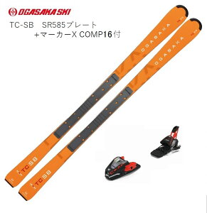 �I�K�T�J �X�L�[�� 2024 OGASAKA TC-SB + SR585 ��+�v���[�g+�}�[�J�[2026 MARKER COMP 16 BLACK/FloRed ����t
