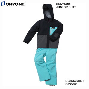 Il XL[EGA 2023 ONYONE RES75001 JUNIOR SUIT 009532 BLKxMNT ~g WjA LbY ㉺Zbg