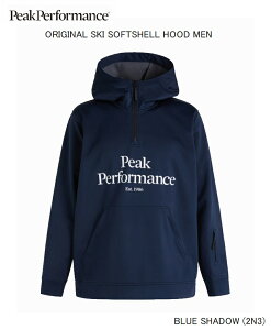 s[NptH[}X Peak Performance ORIGINAL SKI SOFTSHELL HOOD MEN Blue Shado \tgVF p[J[