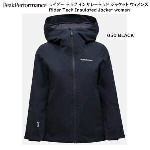 s[NptH[}X XL[EFA Peak Performance Women Rider Tech Insulated Jacket G79822 050 BLACK C_[ ebN CT[ebh WPbg EBY ubN