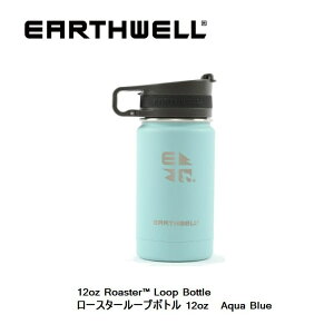 A[XEF EARTHWELL 12oz Earthwell Vacuum Bottle Roaster Loop Cap Aqua Blue AEghA hN {g  {g VJ12