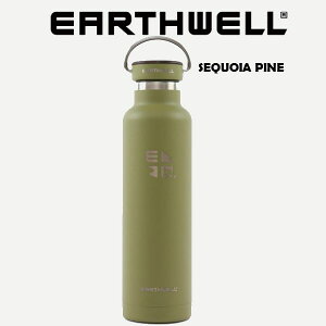 A[XEF EARTHWELL 22oz Earthwell Vacuum Bottle Woodie Walnut Cap Sequoia Green AEghA hN {g  {g VB22