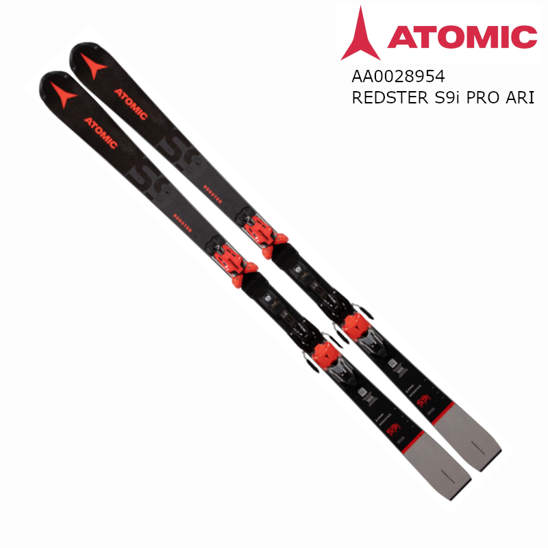 ATOMIC アトミック スキー 板 ショップ 技術選 金具付き 2022 REDSTER S9i PRO SI 21 X12VAR + レッドスター 激安超特価 BLACK ビンディングセット ARI 22