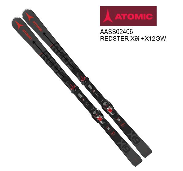 20 21 ATOMIC アトミック スキー 板 金具付 NEWモデル ﾌﾞﾗｯｸﾌﾗｲﾃﾞｲ期間P10倍 2021 + レッドスター セット X9i 情熱セール GW スキー板 人気急上昇 REDSTER X12