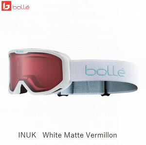 {[ 2025 BOLLE INUK White Matte Vermillon LbYS[O XL[ Xm{ Ck[N _uY