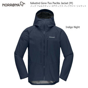 �m���[�i �W���P�b�g NORRONA Falketind Gore-Tex Paclite Jacket Men Indigo Night �����Y �t�H���P�e�B�� �S�A�e�b�N�X �p�b�N���C�g �y�� �h��