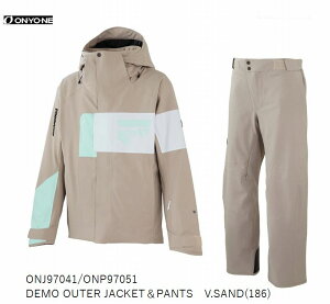 Il XL[EFA 2025 ONYONE Demo Outer Jacket  Pants SET V.Sand jZbNX f AE^[ ㉺Zbg