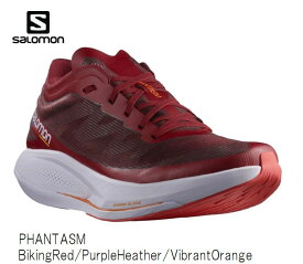 サロモン SALOMON PHANTASM BikingRed/PurpleHeather/VibrantOrange L41610300 ランニング シューズ メンズ