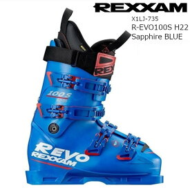 レグザム スキーブーツ 2024 REXXAM R-EVO100S H22 SAPPHIRE BLUE ブルー レーシング デモ ラスト 92-96mm