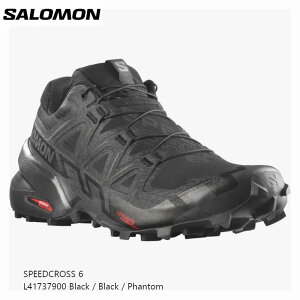 T gCV[Y SALOMON 25SS SPEEDCROSS 6 Black Black Phantom Xs[hNX jO Y