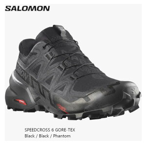 T gCV[Y 25SS SALOMON SPEEDCROSS 6 GTX Black Black Phantom Xs[hNX SAebNX jO Y