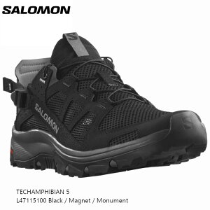 T EH[^[ X|[c SALOMON TECHAMPHIBIAN 5 Black/Magnet/Monument p V[Y