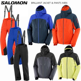 サロモン スキーウェア 2024 SALOMON BRILLIANT JACKET PANTS MEN ブリリアント メンズ ジャケット パンツ