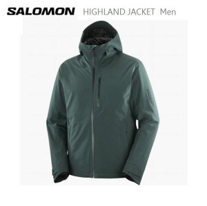 T XL[EFA 2026 SALOMON HIGHLAND JACKET M GREEN GABLES LC2602700 LC2602700 Y WPbg