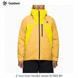 ynƍՊԌzS[hEC XL[EFA 2023 2024 GOLDWIN 2-tone Color Hooded Jacket G13303 MY}CG[ Y WPbg