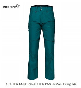 ノローナ NORRONA LOFOTEN GORE INSULATED PANTS Men Everglade メンズ ロフォテン ゴアテックス インシュレーテッド パンツ