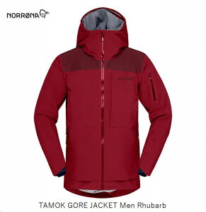 m[i NORRONA tamok Gore-Tex Jacket Men Rhubarb ^bN SAebNX WPbg Y