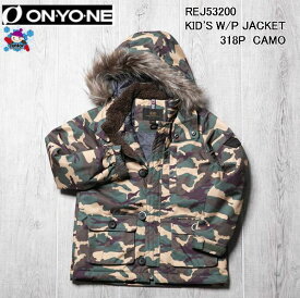 オンヨネ ON.YO.NE KID'S W/P JACKET 318P CAMO ONYONE RESEEDA キッズ ジュニア 子供 ジャケット スキー ウェア レセーダ